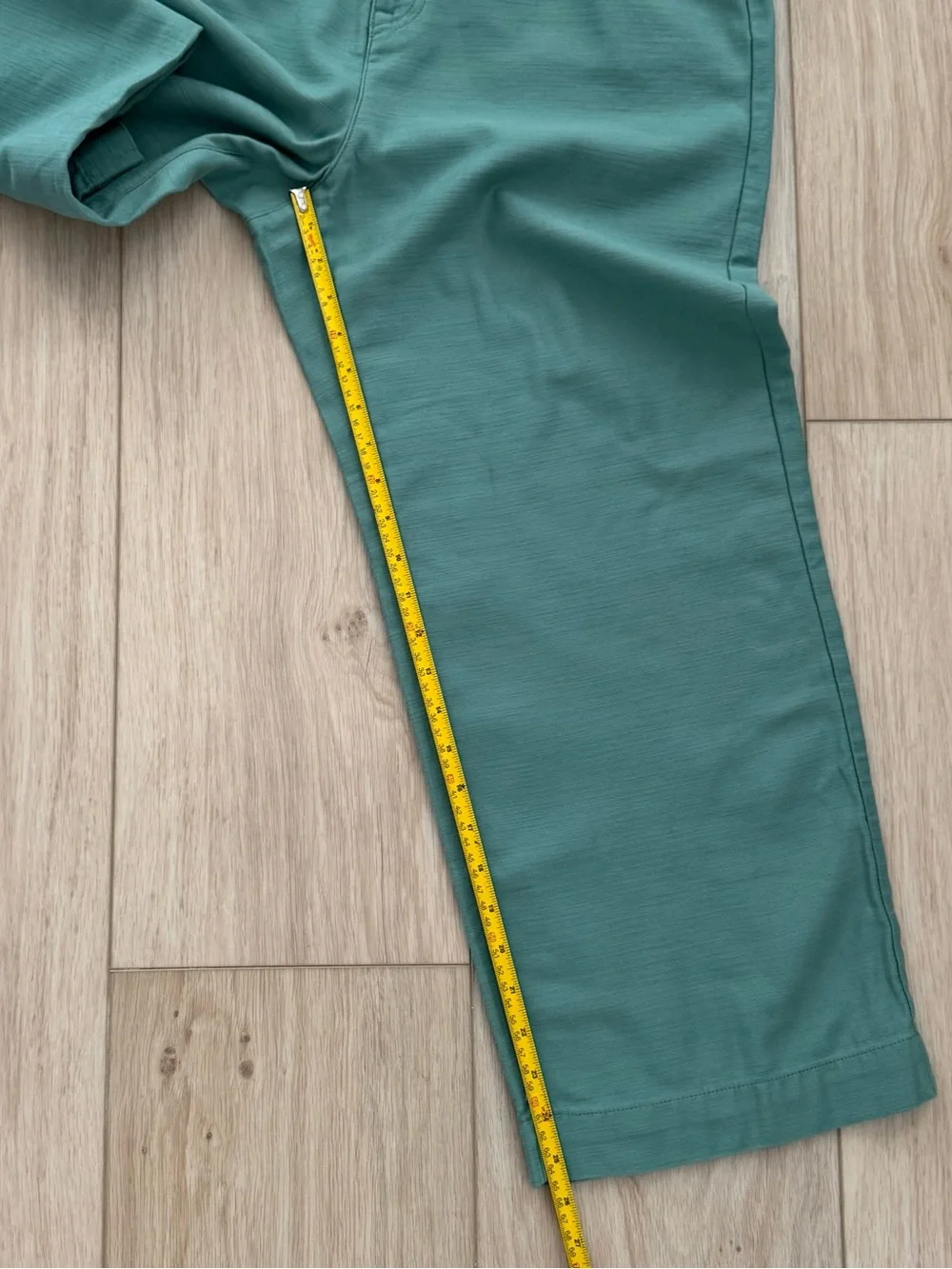 J. Crew women’s green size 14 cropped paper-bag waist loose cotton pants new NWT